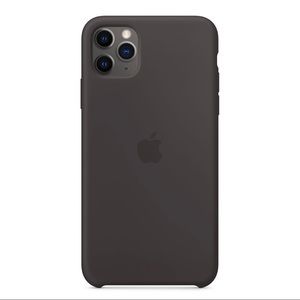 Black Apple iPhone 11 Pro Max silicone case